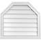 Ekena Millwork Octagonal Top Surface Mount PVC Gable Vent w/ 2"W x 2"P Brickmould Sill Frame, 26"W x 24"H GVPOT26X2403SN - alternate 1